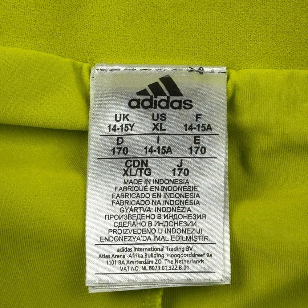Adidas Skirt Skort Girls Youth XL‎ Blue Green Club Tennis Climalite Steel Shock